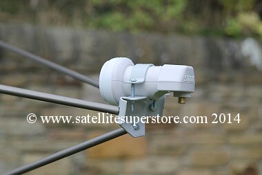 Primesat 1.3m aluminium dish.