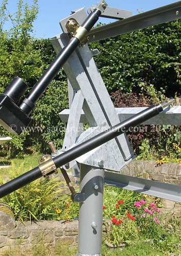 Primesat Inclined Orbit Polar Mount for Raven 2.4m dish