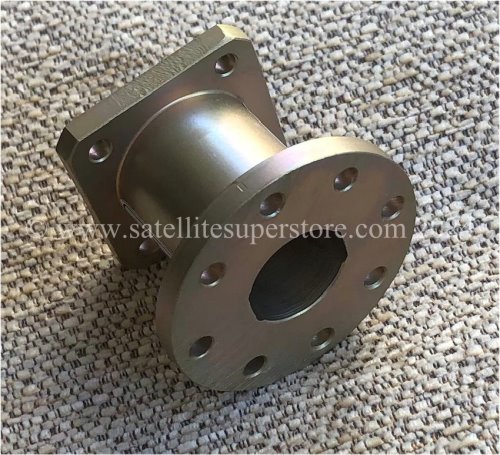 c120 flange to WR 75 flange waveguide transition.